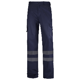 Pantalón multibolsillo forrado 2 bandas refl