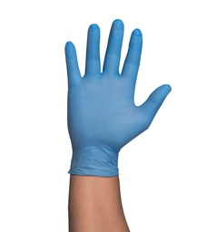 GUANTE DESECHABLE NITRILO GENTLE 3.5 PAQ.100UDS