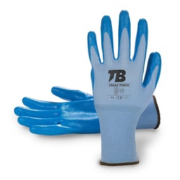GUANTE 700AZ TOUCH MEC./ALIM. NITRILO AZUL
