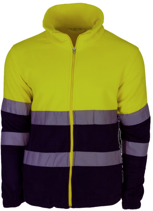 Polar AV bicolor AMARILLO cremallera entera 