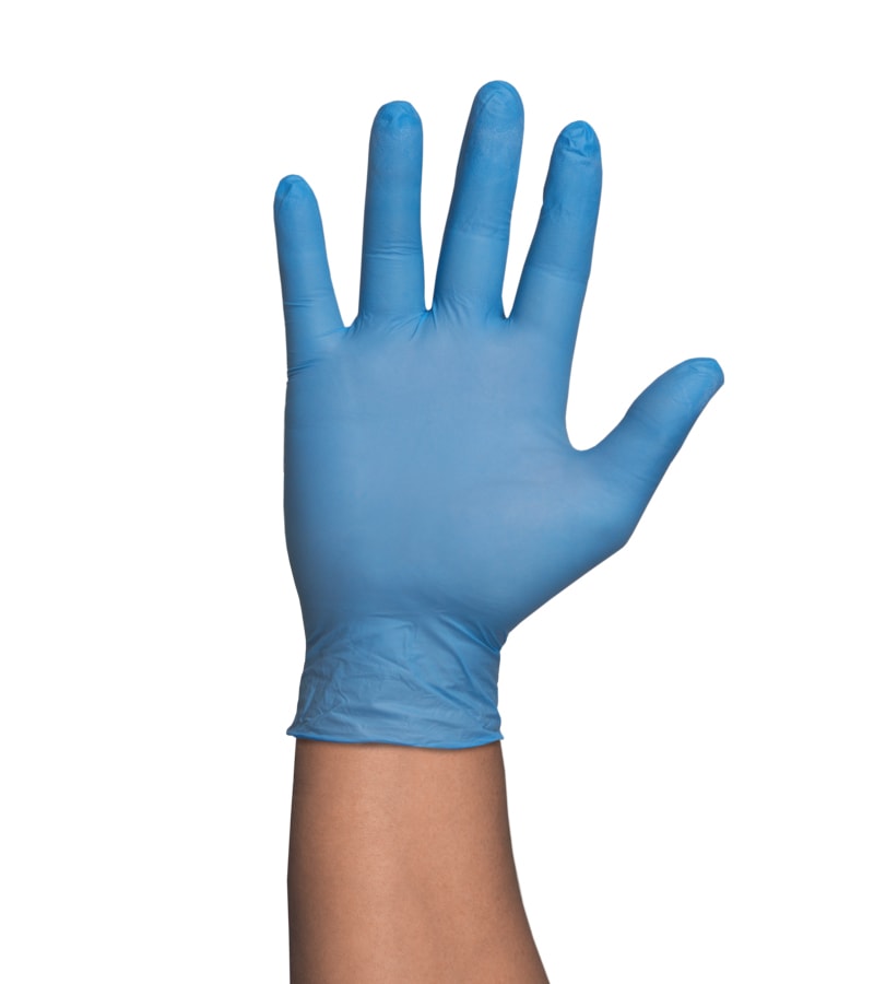 Guantes desech. s/p NITRILO 3.5(PAQ.100UDS)