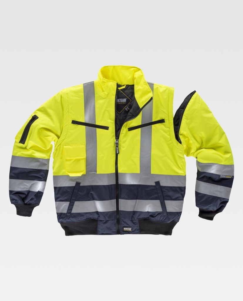 ANORAK C3730 PILOTO AV BICOLOR