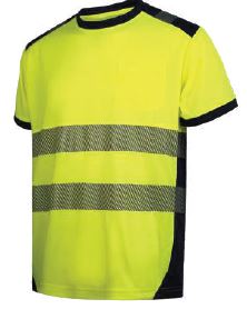 CAMISETA AV WR322 COOLING BICOLOR M/CORTA B/SEGMENTADA