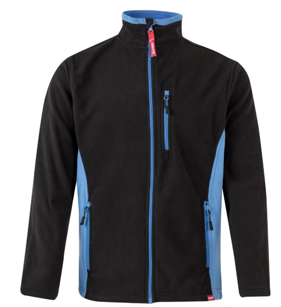 PLX_CHAQUETA 201504 POLAR BI NEGRO/CELESTE