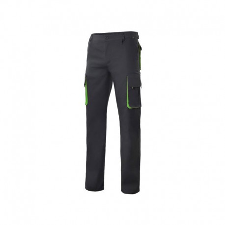 PLX_PANTALON 103024S BI STRETCH NEGRO/VERDE LIMA