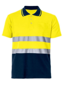 Polo bicolor m/c doble cara BORI 2