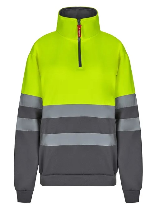 Sudadera bicolor AV media cremallera Ref. 305701