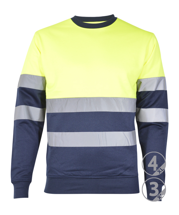SUDADERA AV BICOLOR CUELLO REDONDO MANCHESTER