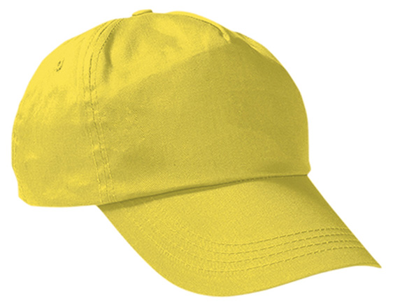 Gorras 5 paneles 100% alg.