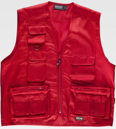 [VIN S3100 000] Chaleco tipo Safari cremallera nylon Ref. S3100