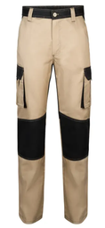 [103020B MB 000] Pantalon multibolsillos bicolor 103020B