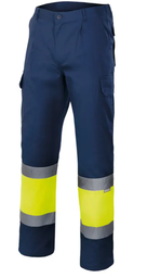 Pantalón AV bicolor forrado amarillo 156