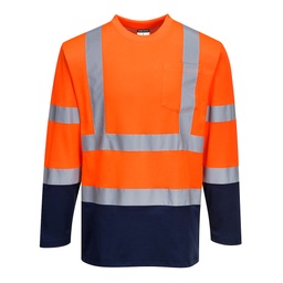 Camiseta AV bicolor m/larga S280