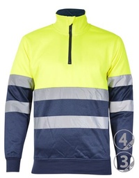 Sudadera Av bicolor m/cremallera LONDON
