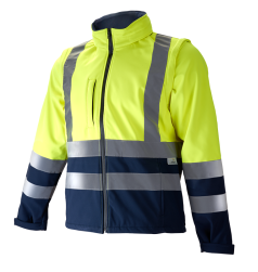CHAQUETA AV 1210 BICOLOR SOFTSHELL