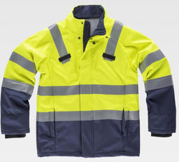 Chaqueta AV bicolor ignifuga antiestatica