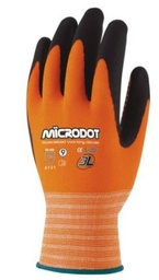 Guante de nylon recubierto de nitrilo foam