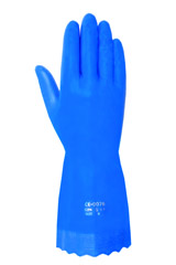 GUANTE G2NDB PVC SATINADO AZUL