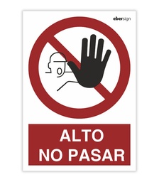 SEÑAL P01 A4P ALTO NO PASAR