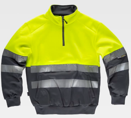 SUDADERA C9035 AV BI M/CREMALLERA