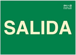 SEÑAL PVC EV14 A4L SALIDA