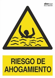 SEÑAL PVC A95 A4P RIESGO AHOGAMIENTO