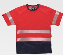 CAMISETA C3997 AV M/C BI C/BANDAS
