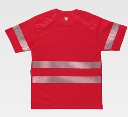 CAMISETA C3987 AV M/C C/BANDAS