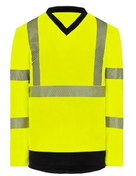 CAMISETA AV HELIUM M/L POLIESTER B/SEGMENTADA