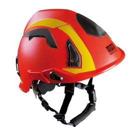 CASCO BOMBERO DNA FOX 12 NARANJA C/REFLEC AMARILLO