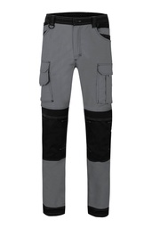 PLX_PANTALON 103019S CANVAS STRECH GRIS/NEGRO